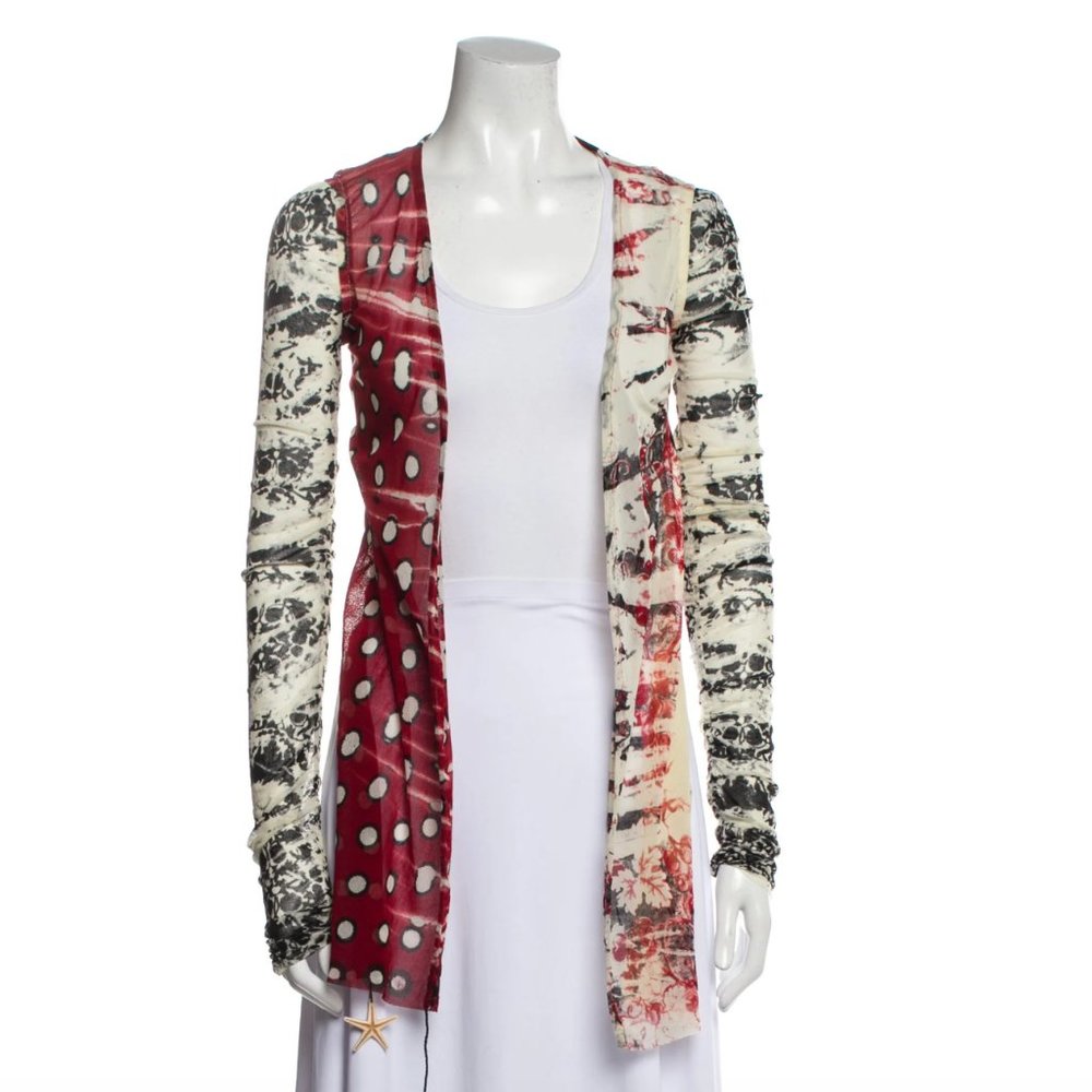 Vintage Jean Paul Gaultier Soleil Wrap Mesh Shirt